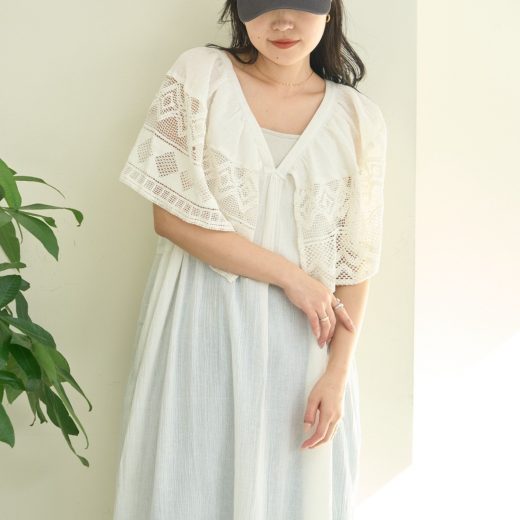 CIAOPANIC TYPY 【WEB限定】【india】肩レース2WAYワンピース チャオパニックティピー ワンピース・ドレス その他のワンピース・ドレス グリーン ブラック ホワイト【送料無料】