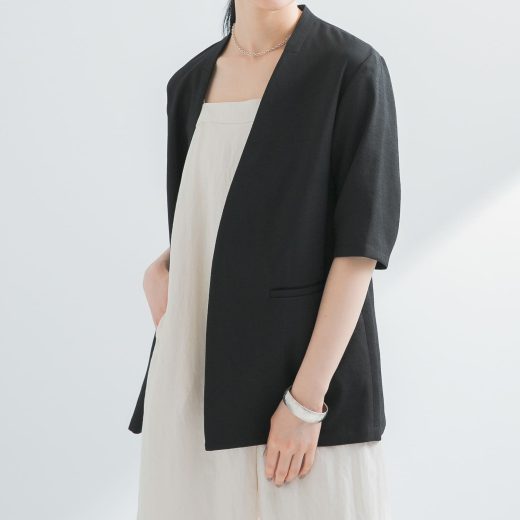 【SALE／20%OFF】URBAN RESEARCH 『UVカット/吸水速乾/イージーケア』『UR TECH DRYLUXE』 ハーフスリーブジャケット アーバンリサーチ ジャケット・アウター テーラードジャケット・ブレザー ベージュ ブラック【送料無料】
