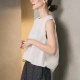 BEAUTY&YOUTH UNITED ARROWS 【WEB限定 Wardrobe DAILY MINIMAL】バルーン ノースリーブブラウス -ウォッシャブル- ビューティー＆ユース　ユナイテッドアローズ トップス シャツ・ブラウス ホワイト ブラック【送料無料】