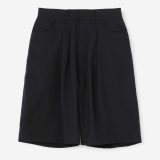 【SALE／30%OFF】Bshop FARAH ｜ ウール 2タックワイドショーツ WOMEN ビショップ パンツ その他のパンツ ネイビー グレー【送料無料】