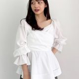 【SALE／30%OFF】FRAY I.D ＜UVカット＞【LIMITED】2wayオフショルブラウス フレイ アイディー トップス カットソー・Tシャツ ネイビー ピンク ホワイト【送料無料】