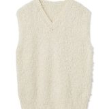 【SALE／30%OFF】Mila Owen 前後2WAYチュールヤーンニットベスト ミラオーウェン トップス ベスト・ジレ ホワイト グレー【送料無料】