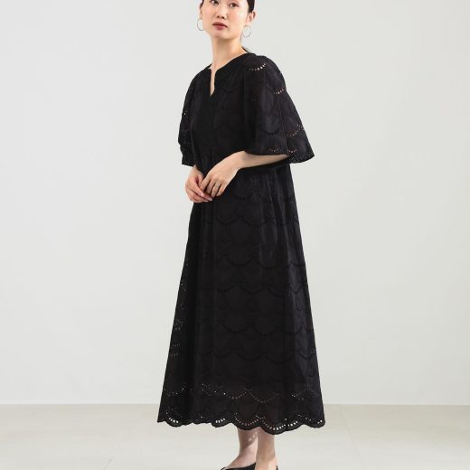 Demi-Luxe BEAMS ne Quittez pas / ドット へムラ ワンピース デミルクス ビームス ワンピース・ドレス その他のワンピース・ドレス ブラック【送料無料】