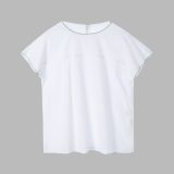 ローンピコットブラウス To b. by agnes b. アニエスベー トップス シャツ・ブラウス ホワイト【送料無料】[Rakuten Fashion]