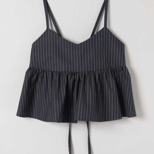 JEANASIS SET UP対応/バックリボンギャザーキャミ ジーナシス トップス その他のトップス ブラック ホワイト ネイビー【送料無料】