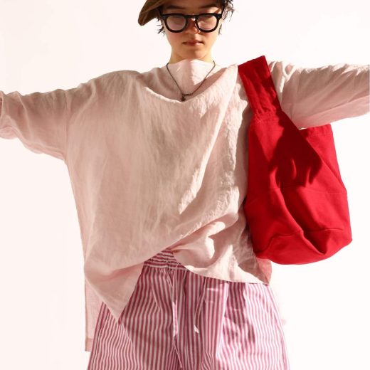 journal standard luxe 《追加予約3》エアリネン Plain-ブラウス ジャーナルスタンダード ラックス トップス シャツ・ブラウス ピンク ホワイト【送料無料】