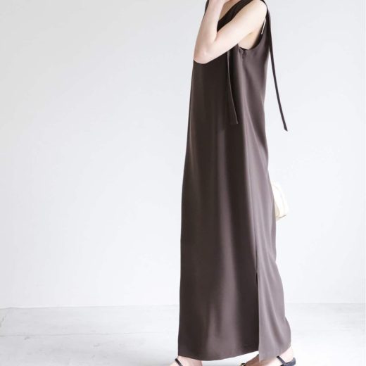 【SALE／30%OFF】NOBLE 《追加》【洗える】ウォッシャブルジョーゼット2wayワンピース 2 ノーブル ワンピース・ドレス ワンピース ブラウン グレー【送料無料】