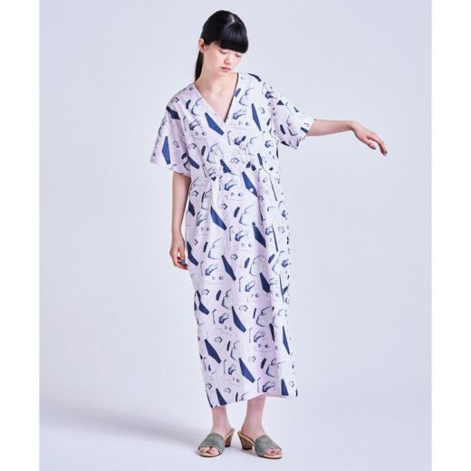 【SALE セール】sneeuw (スニュウ) | フォレストリーワンピース (purple) | ワンピース お洒落