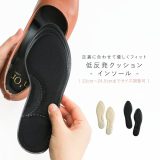 レディース シューズケア 靴用品 シューズグッズ パッド 低反発 クッション インソール 脱げ浮き防止 抗菌 サイズ調整 カット可能 フットケアシリーズ オシャレウォーカー◇※メール便可※【5】